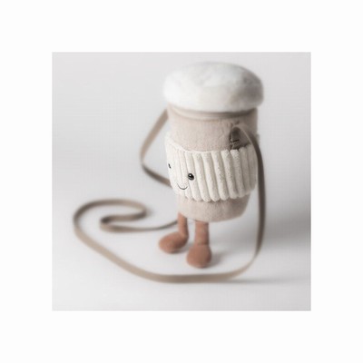 Jellycat Coffee-To-Go Bag USA | 52806RQHS